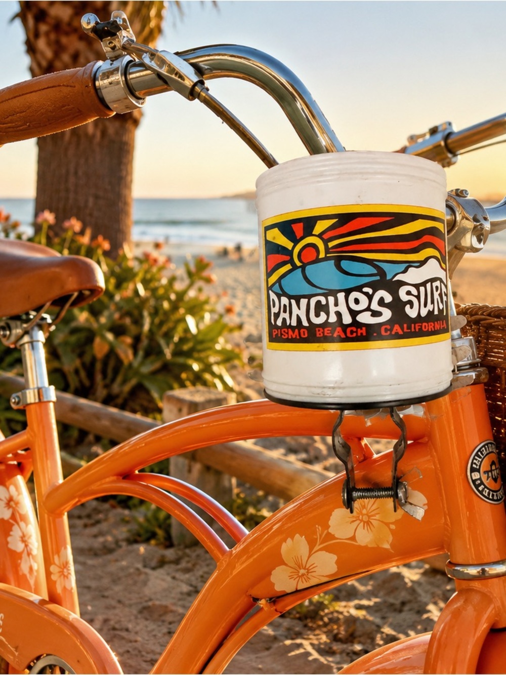 Vintage Collector item Pancho’s Surf Shop  - Bike Koozie